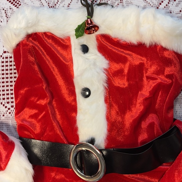 (6) Piece “Santa’s Sweetie” Rare Christmas Costume Dress. In size medium. - Picture 5 of 8